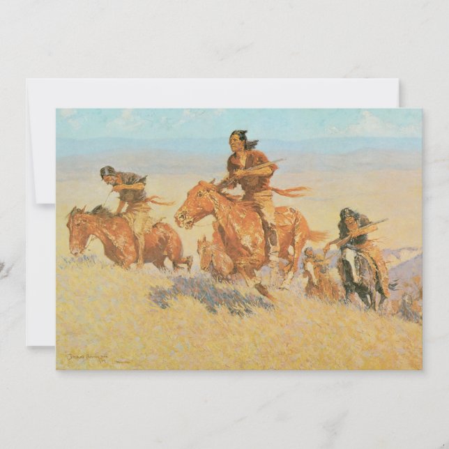 Les Coureurs de Buffalo, Big Horn Basin de Remingt (Devant)