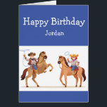 Les cow-girls de Loves Cowboys<br><div class="desc">Wish an awesome boy or girl who loves cowgirls ou western horse riding,  a Happy Birthday</div>