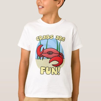 Les crabes sont un T-shirt Ringer pour enfant amus