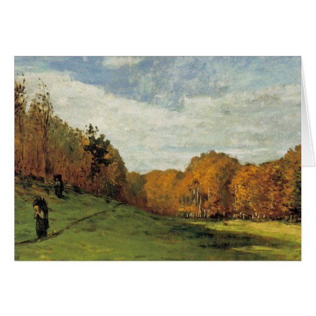 Les cueilleurs de bois au bord de la forêt (Devant horizontal)