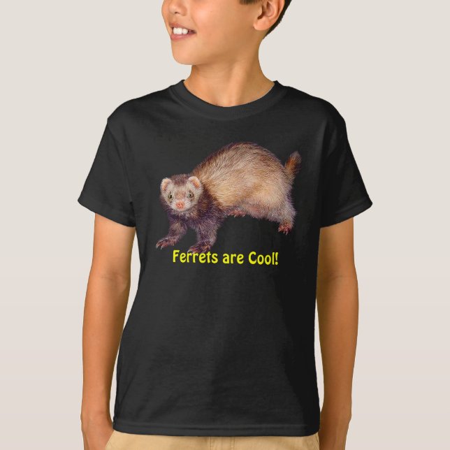 Les Cute Ferret sont le T-shirt de l'amoureux des  (Devant)