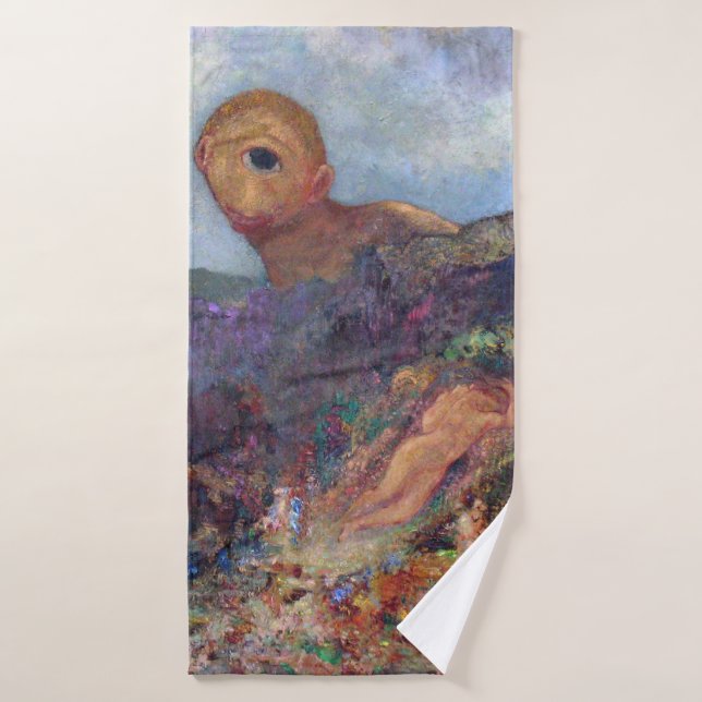 Les Cyclops, Redon, 1898-1900 (Serviette de bain)