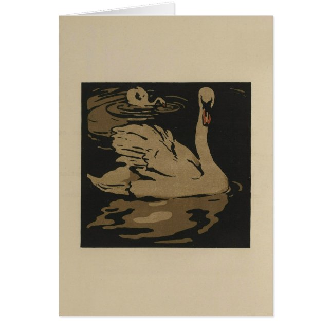 Les cygnes et leurs réflexions (Devant)