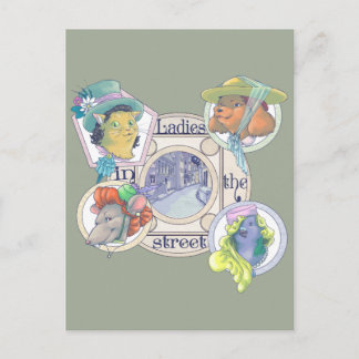 Les dames dans la rue Carte postale