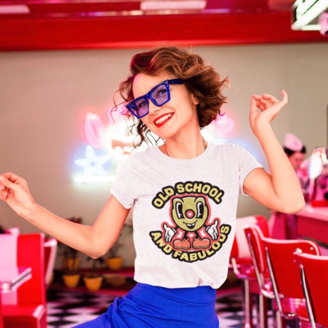LES DAMES DE L'ANCIENNE ÉCOLE RETRO T-SHIRTS D'ANN (Créateur téléchargé)