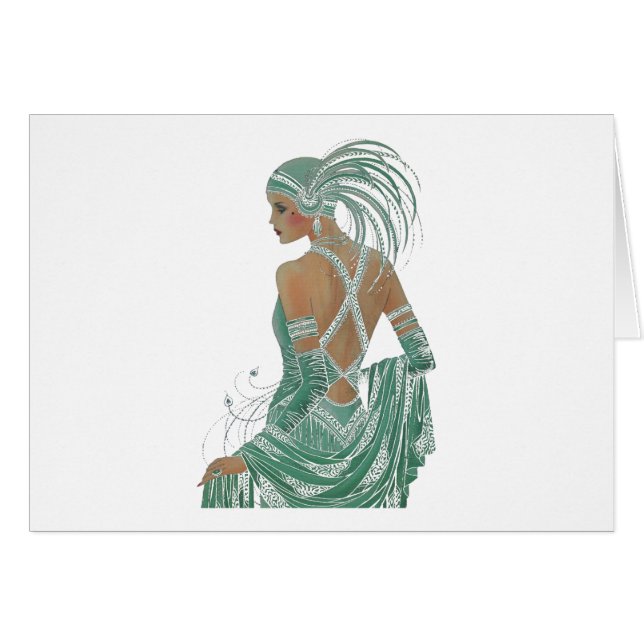 Les Dames Deviennent Vertes. (Devant horizontal)