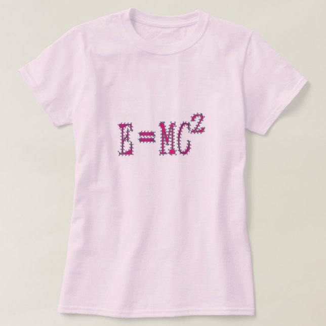 Les dames E égale le T-shirt carré par MC (Design devant)