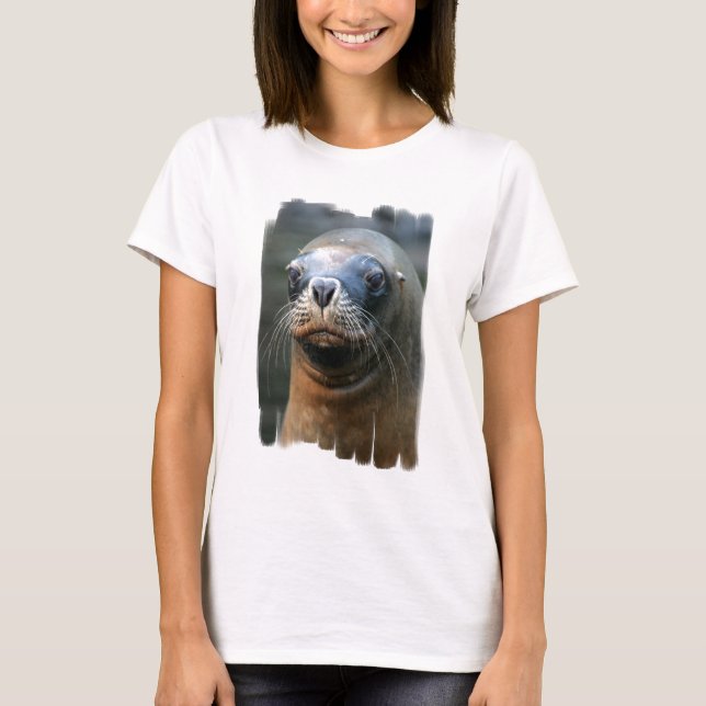 Les dames humides de joint ont adapté le T-shirt (Devant)