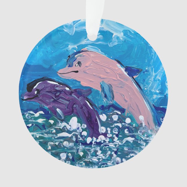 Les dauphins "L'art des enfants" (devant)