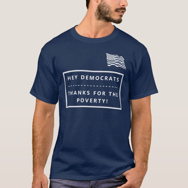 LES DÉMOCRATES REMERCIENT LE T-SHIRT DES ÉLECTIONS (Devant)