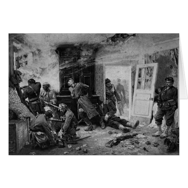 Les dernières cartouches à Balan près de Sedan, 18 (Devant horizontal)