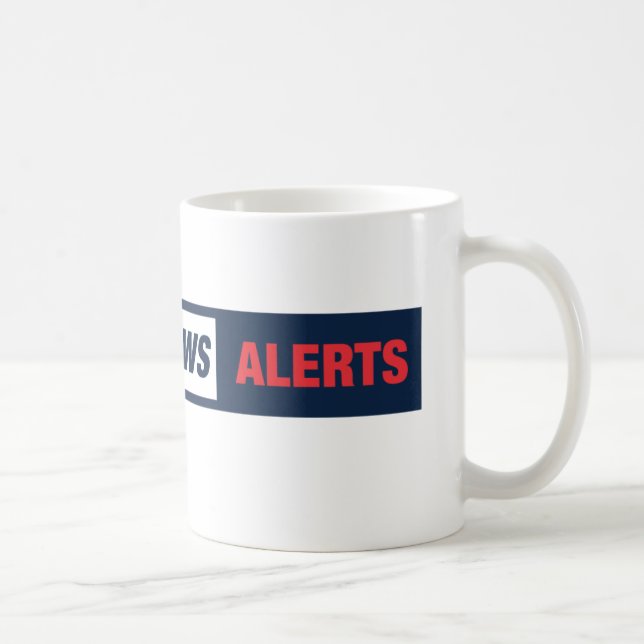 Les dernières nouvelles alertent la tasse (Droite)