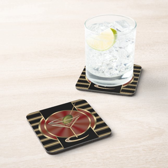 Les dessous de verre de salon de cocktail ont (Côté Droit)