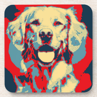 Les dessous de verre graphiques d'or ont placé (6)