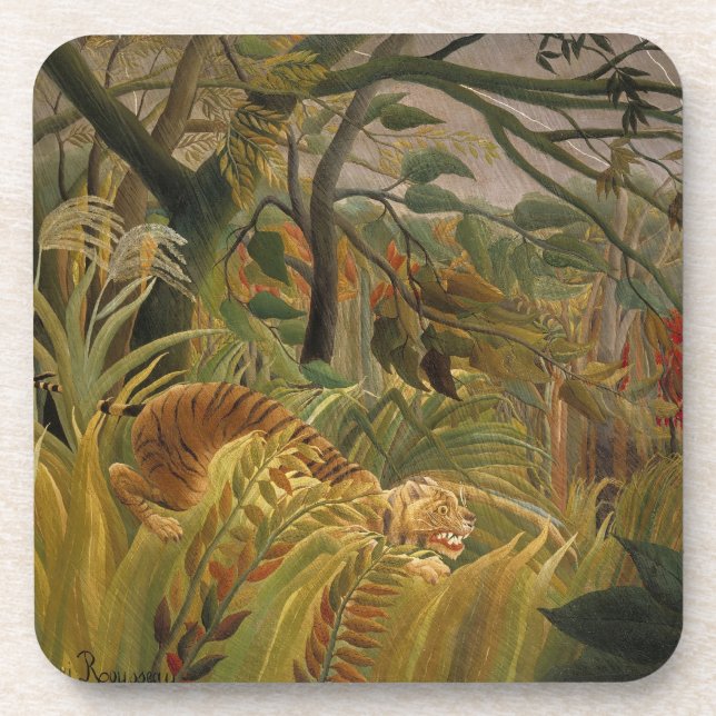 Les dessous de verre tigres de Rousseau (Devant)