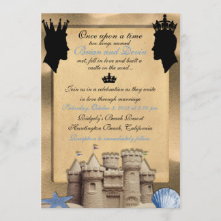 Les deux Rois Custom Gay Wedding Invitations