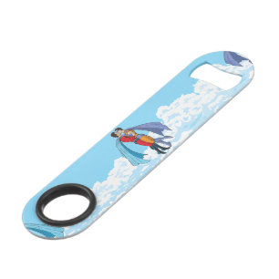 Les deux superhéros de SlipperyJoe embrassant un v