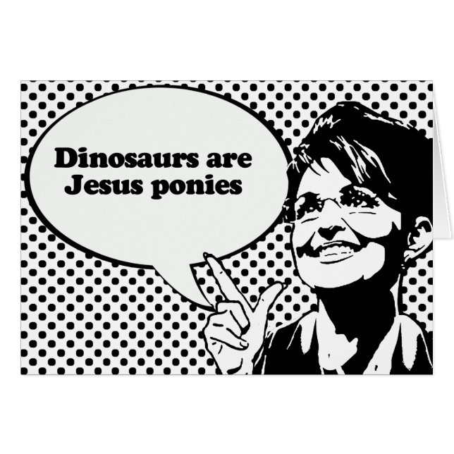 Les dinosaures sont des poneys de Jésus (Devant horizontal)