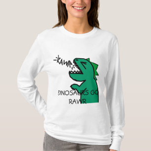 Les DINOSAURES VONT douille de sweat - shirt à