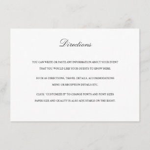 Les directions cardent avec la carte dans noir et