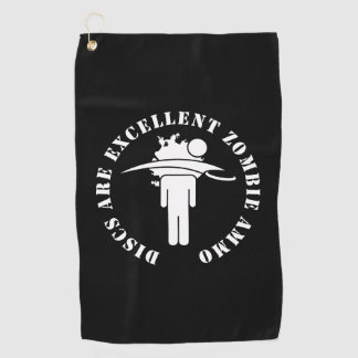 Les disques sont une excellente serviette de golf