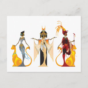Les Divas d'Egypte Cartes postales