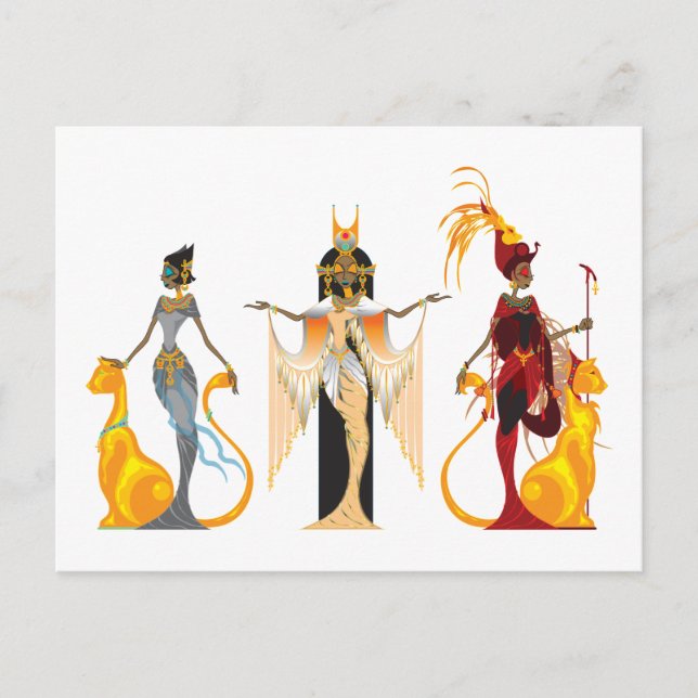 Les Divas d'Égypte Cartes postales (Devant)