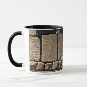 Les Dix Commandements Café Mug