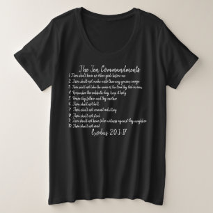 Les Dix Commandements - T-shirt féminin