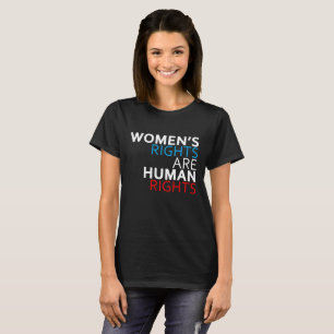 Les droits de la femme sont le T-shirt des femmes