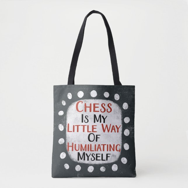 Les échecs, c'est mon Sac fourre-tout Little Way (Devant)