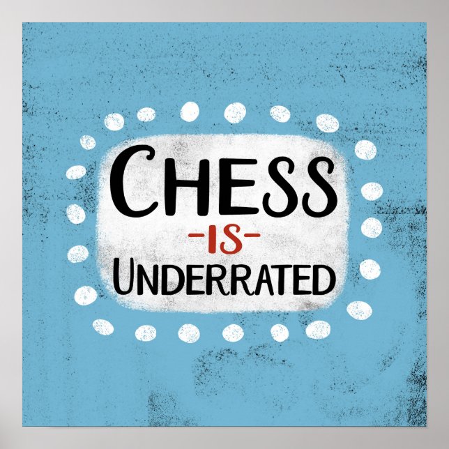 Les échecs sont sous-entendus Poster Wall Art (Devant)