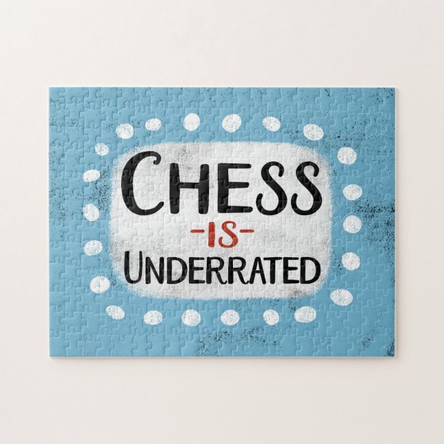 Les Échecs Sont Sous-Évalués Puzzle (Horizontal)