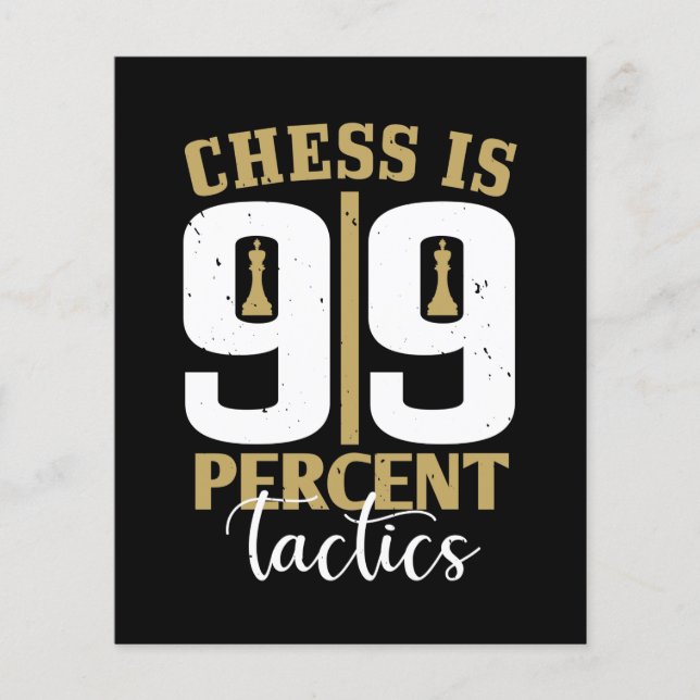 Les Échecs Sont Tactiques À 99% (Devant)