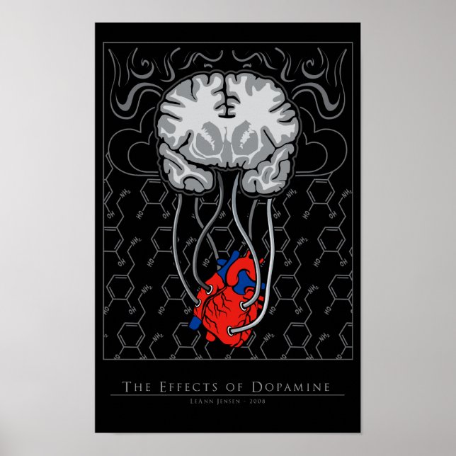 Les effets de la dopamine - affiche (Devant)