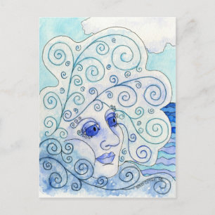 Les éléments - carte postale de l'eau