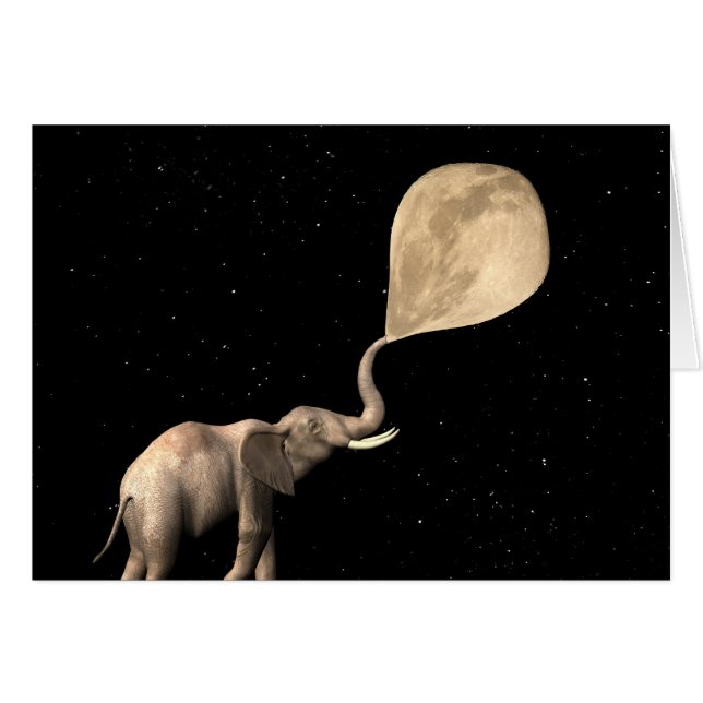 Les éléphants font Pleine lune (Devant horizontal)