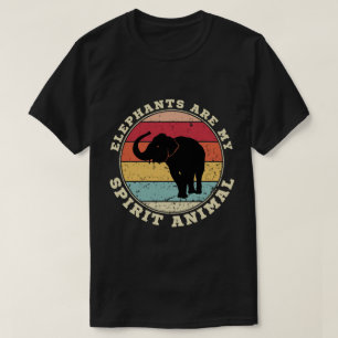 Les éléphants sont mon esprit Animal T-Shirt
