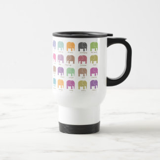 Les éléphants sont votre TASSE de voyage de
