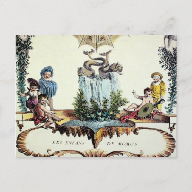 Les Enfans ~ Carte postale Français Vintage (Devant)