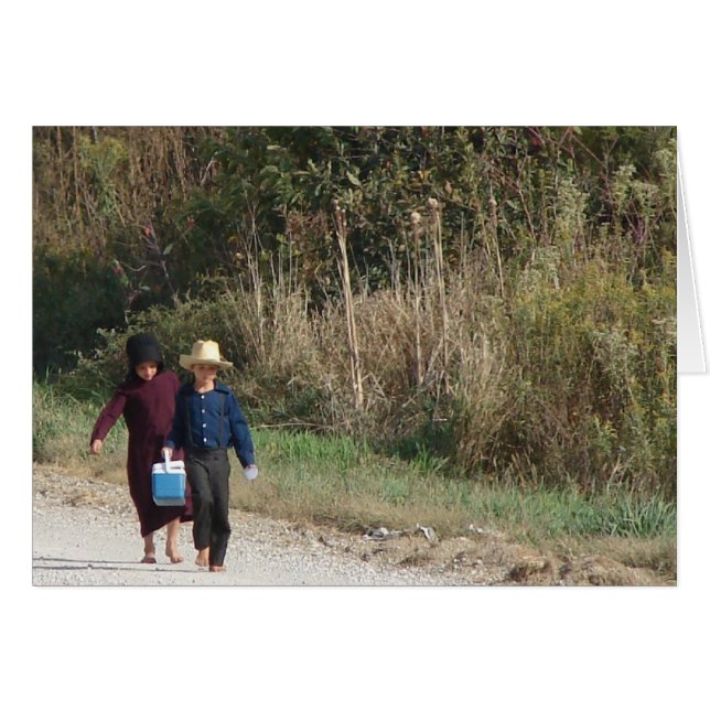 Les enfants Amish (Devant horizontal)