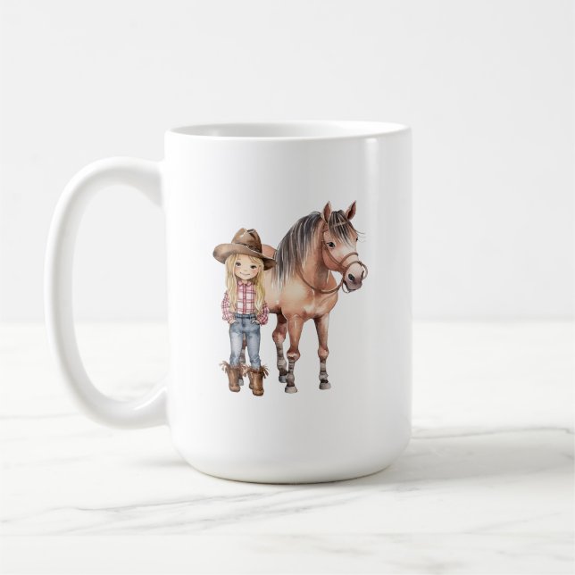 Les enfants Cheval Mug (Gauche)