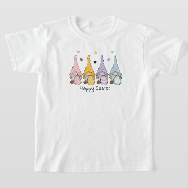 Les Enfants Joyeux T-shirt de Pâques (Poser)