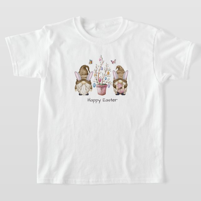 Les Enfants Joyeux T-shirt de Pâques (Poser)