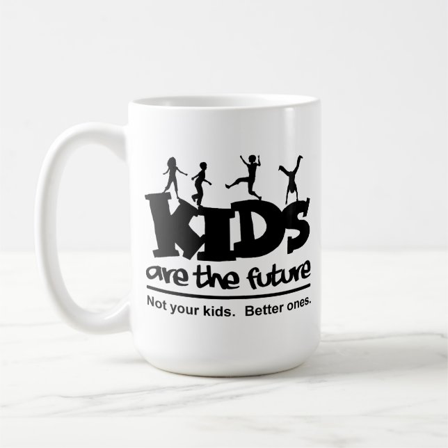 Les Enfants Sont Le Futur Enfants Mug Drôle (Gauche)