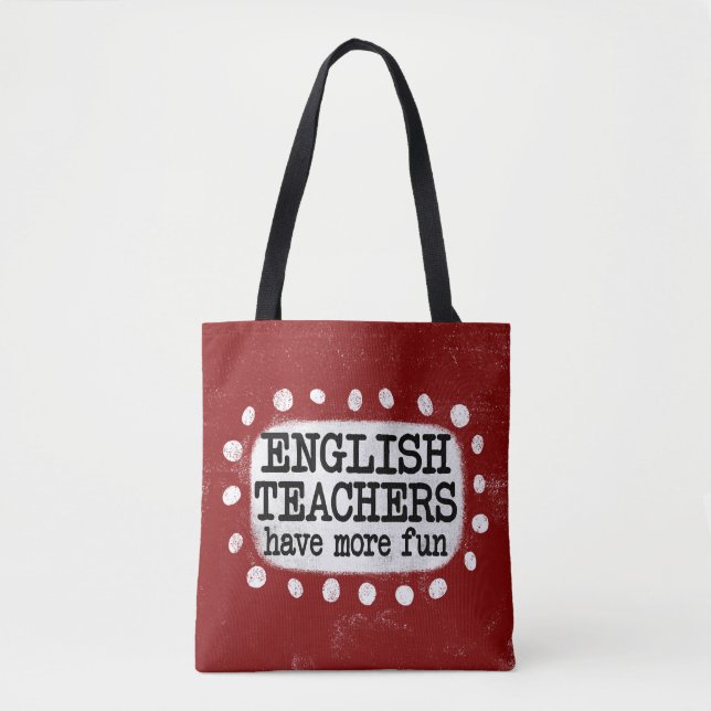 Les Enseignants Anglais Ont Plus De Sac fourre-tou (Devant)