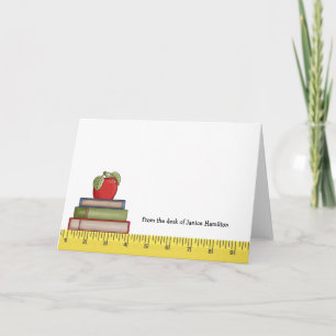 Les enseignants Cartes pour notes de règle