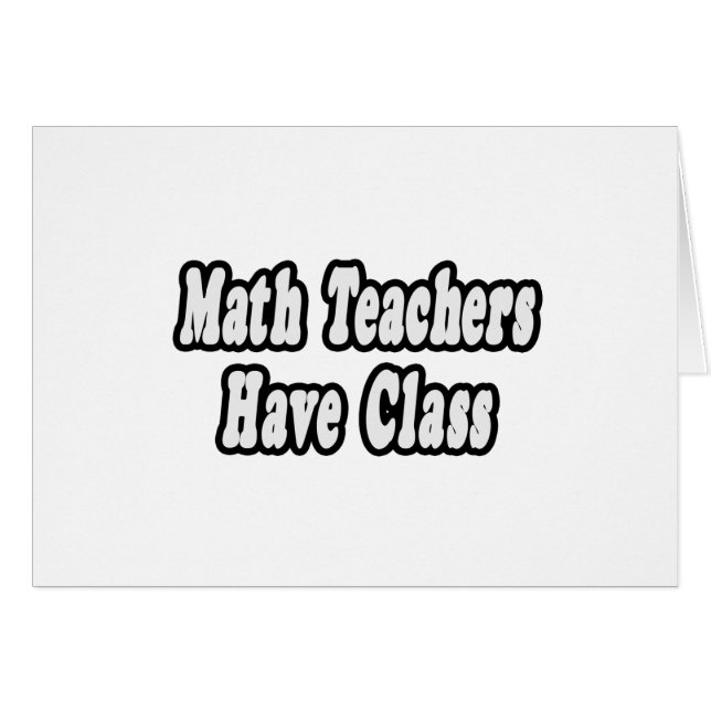 Les Enseignants En Mathématiques Ont Une Classe (Devant horizontal)
