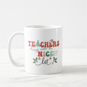 Les Enseignants Mug Noël Toujours Faire La Belle L