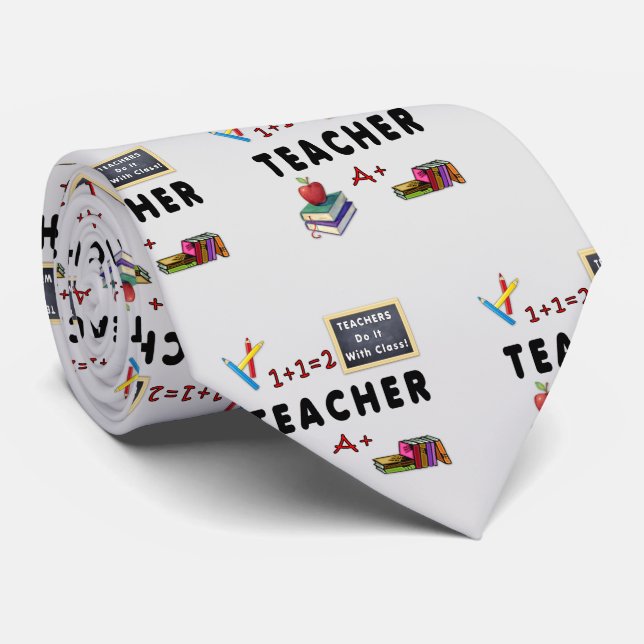 Les enseignants ont un Cravate de classe (Roulé)